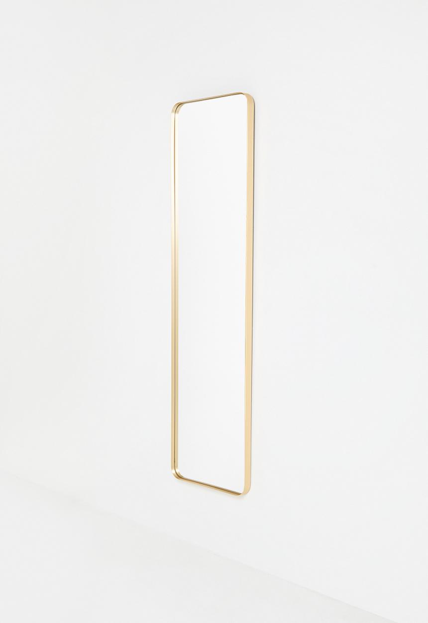 Sixth Floor - Aluminium Framed Full Length Mirror - Plated Gold