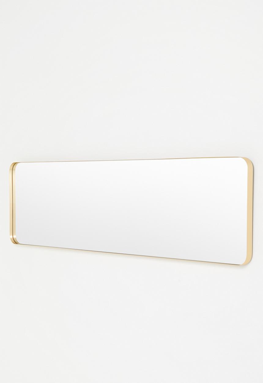 Sixth Floor - Aluminium Framed Full Length Mirror - Plated Gold