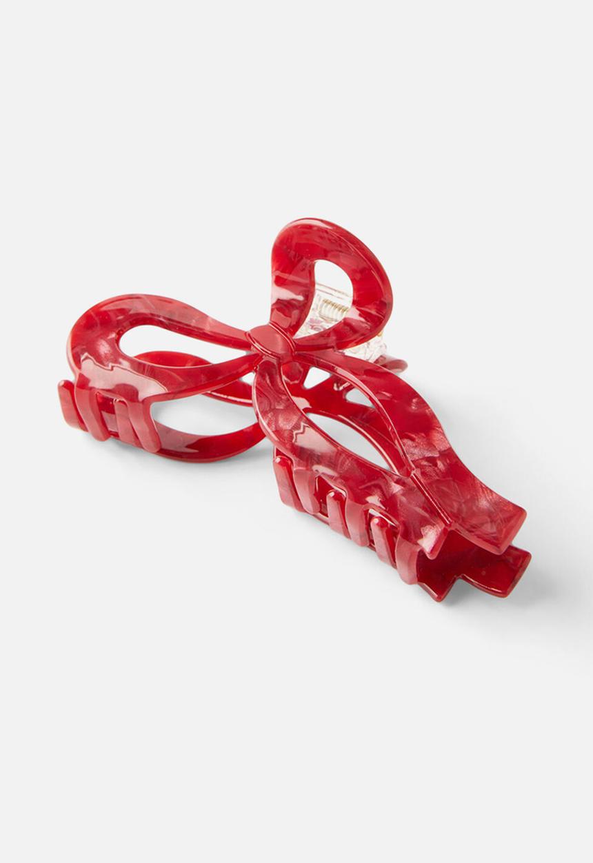 Rubi - Lily Hair Claw vivid - red marble