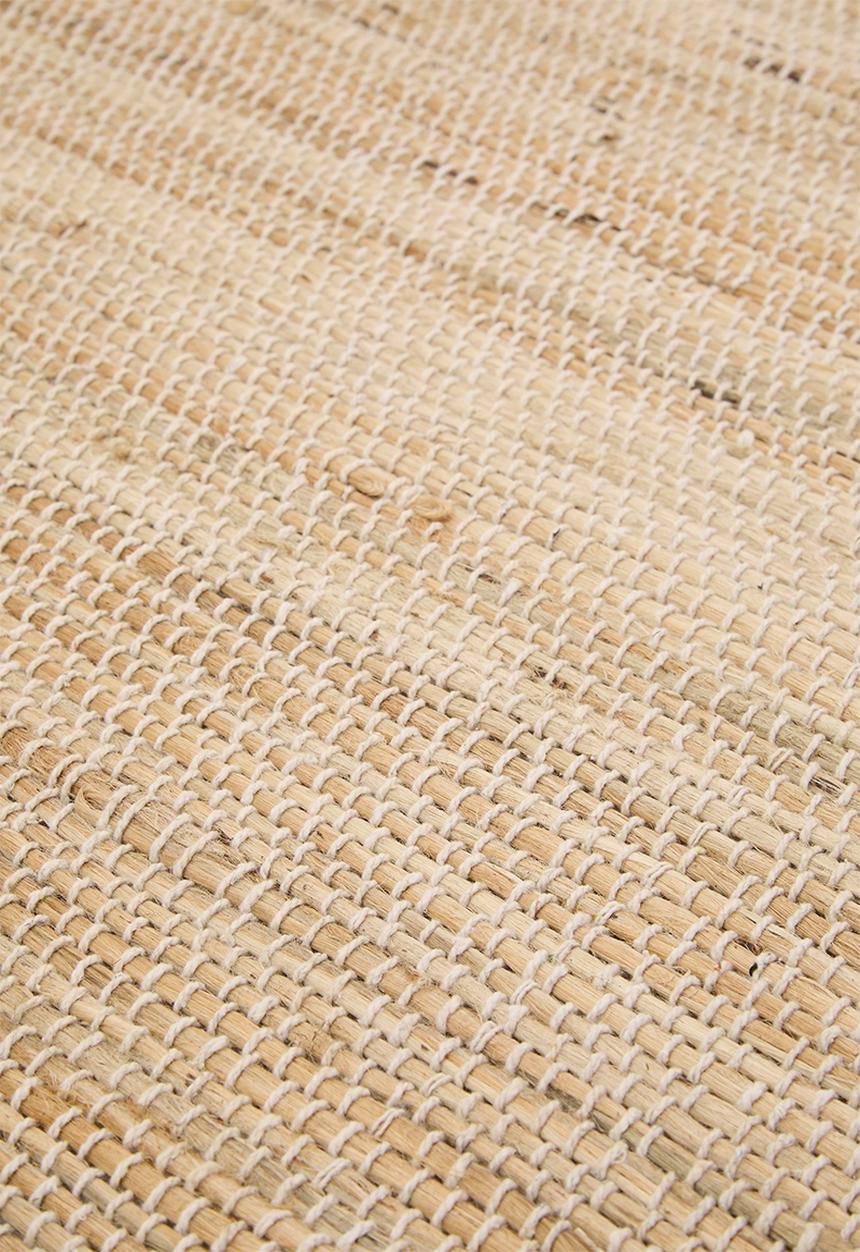 H&S - Fringe jute & cotton runner - natural