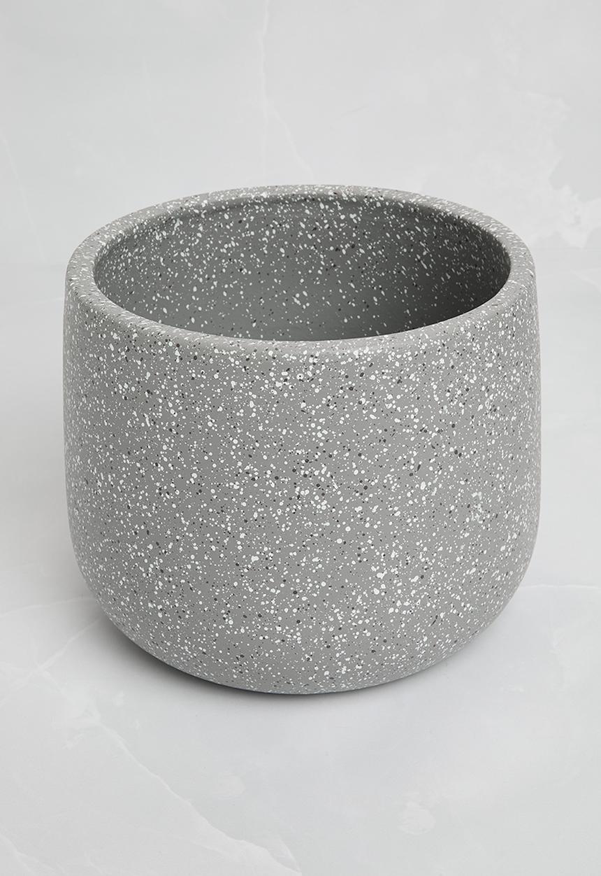 H&S - Speckle nesting planter set of 3 - gravel