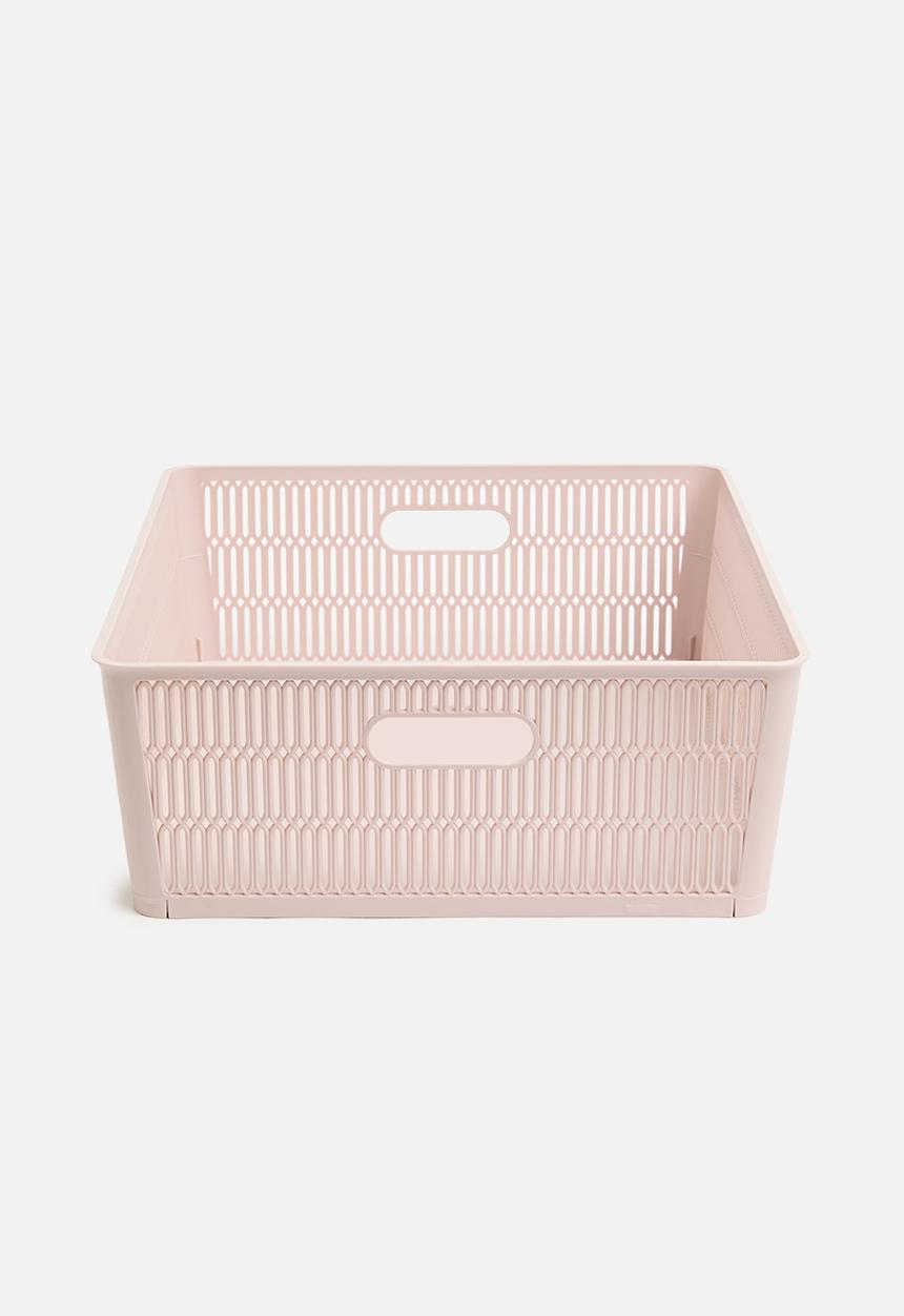 Storage Solutions - Stackable storage basket - pink