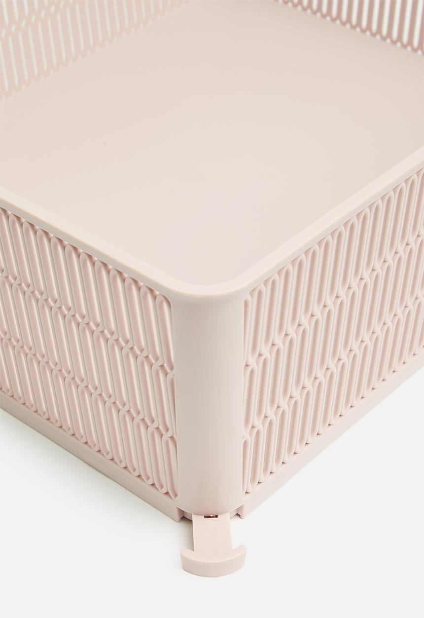 Storage Solutions - Stackable storage basket - pink