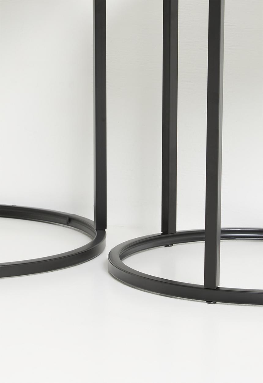 H&S - Alora side table set of 2-natural