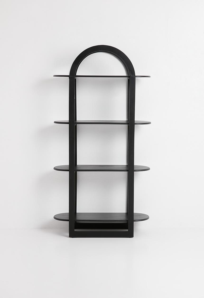Sixth Floor - Chandler freestanding shelf-Black