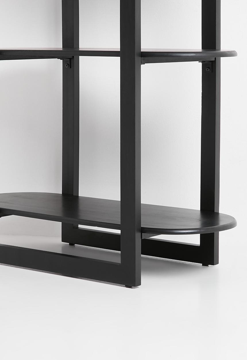 Sixth Floor - Chandler freestanding shelf-Black