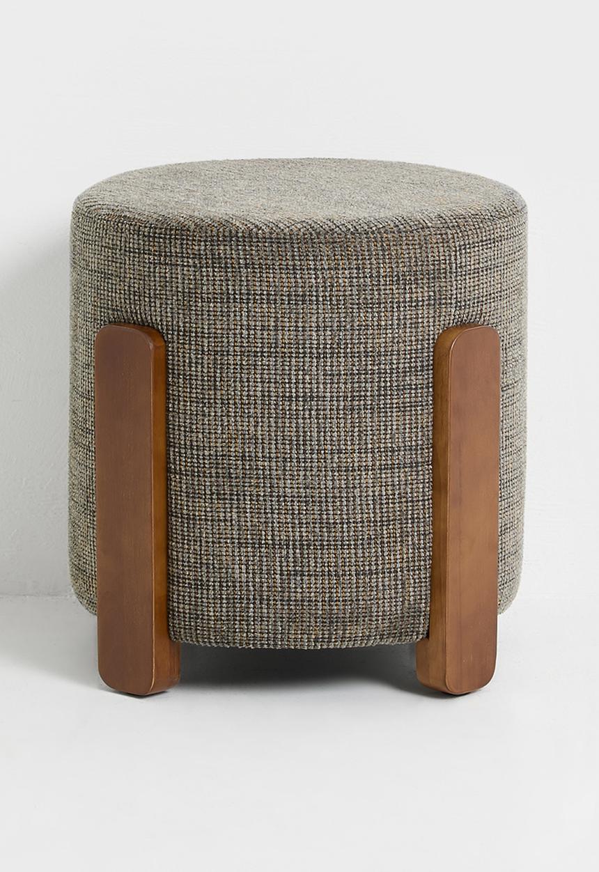 Sixth Floor - Bree ottoman - charcoal