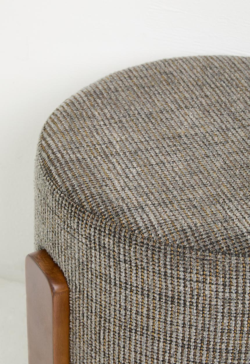 Sixth Floor - Bree ottoman - charcoal
