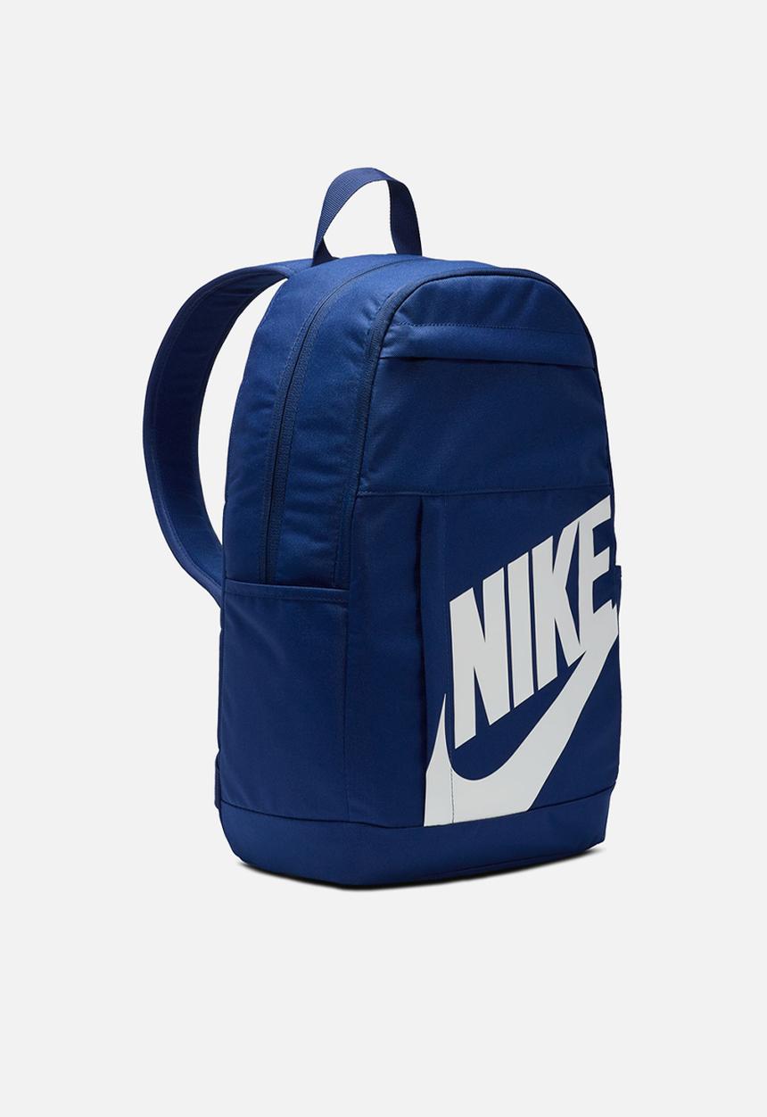 red and blue nike backpack