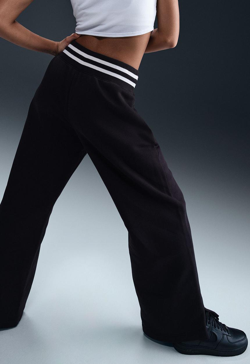 Nike - Nike Phoenix Wide Leg Pant - Black