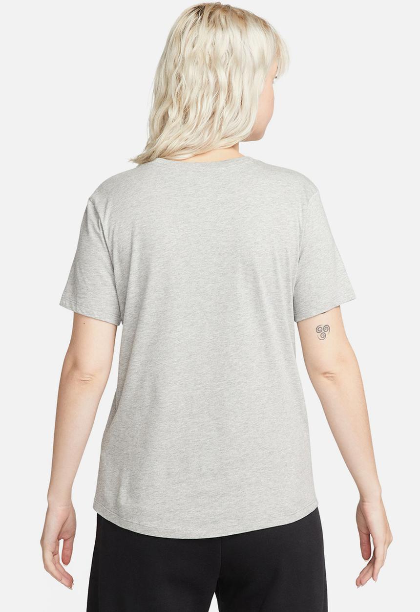 Nike - Nike Essential Tee - dk grey heather/white