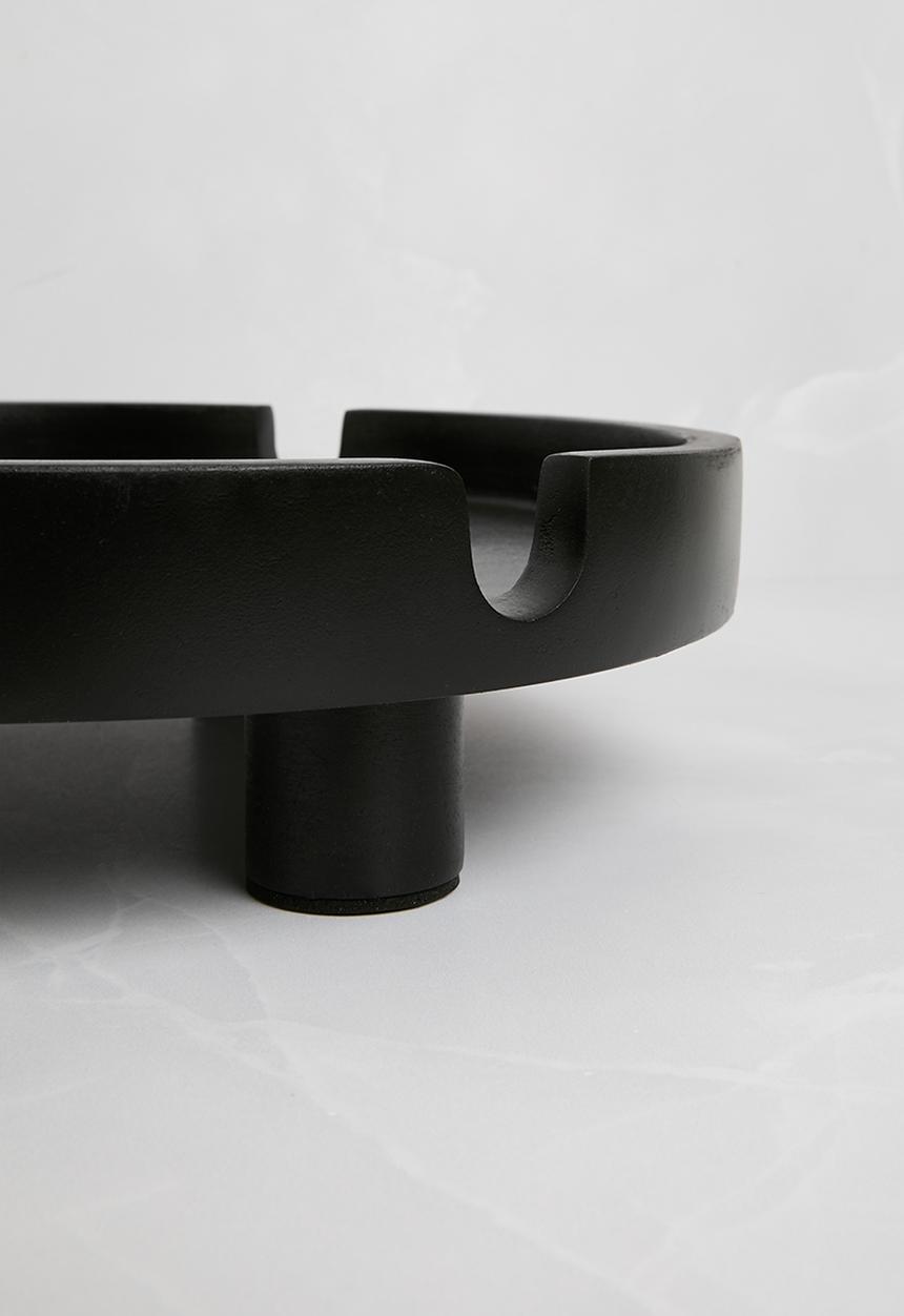 Sixth Floor - Wooden Standing Tray Black