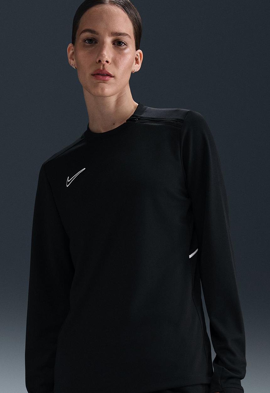 Nike - Nike Academy Crew Top - Black/White/White