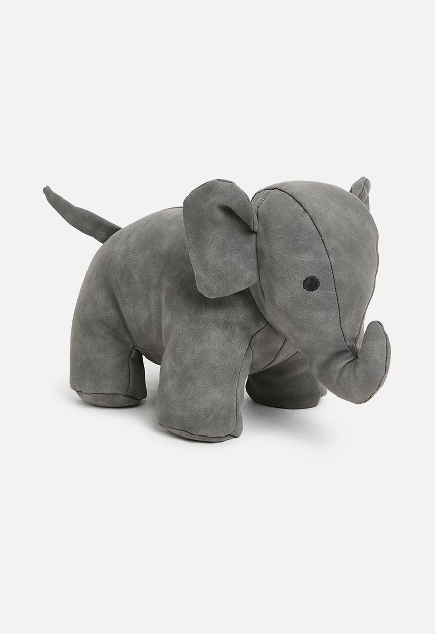H&S - Plush ellie doorstop - charcoal