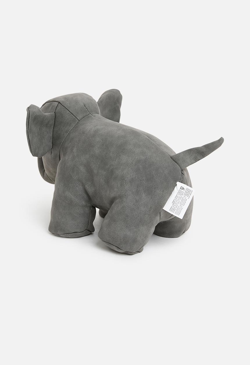 H&S - Plush ellie doorstop - charcoal