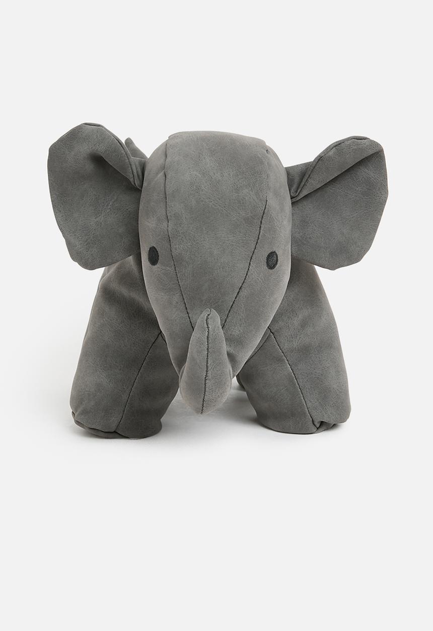 H&S - Plush ellie doorstop - charcoal