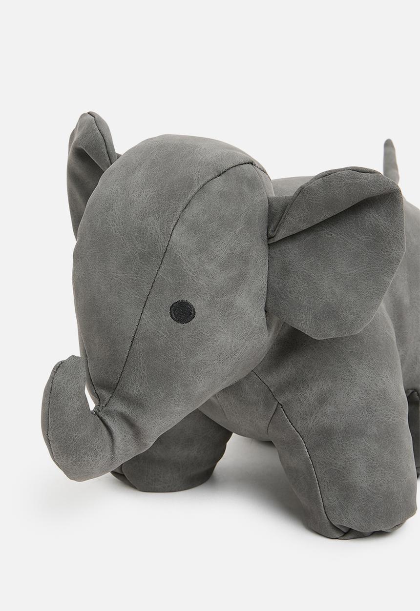 H&S - Plush ellie doorstop - charcoal