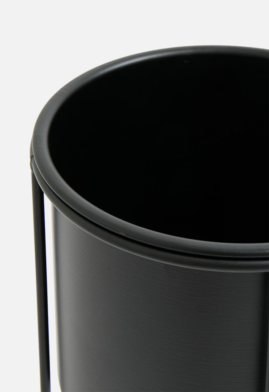 H&S - Rojo planter set of 2 - black