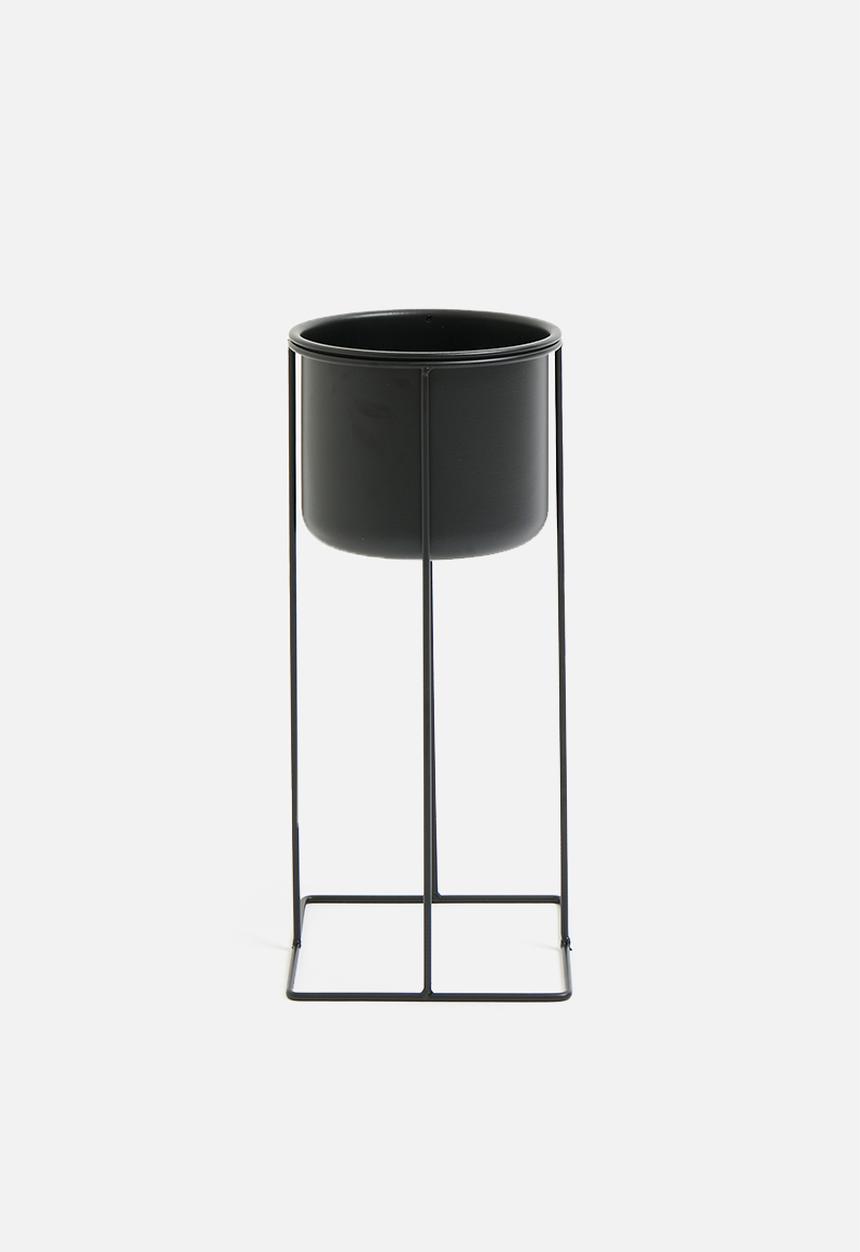 H&S - Rojo planter set of 2 - black