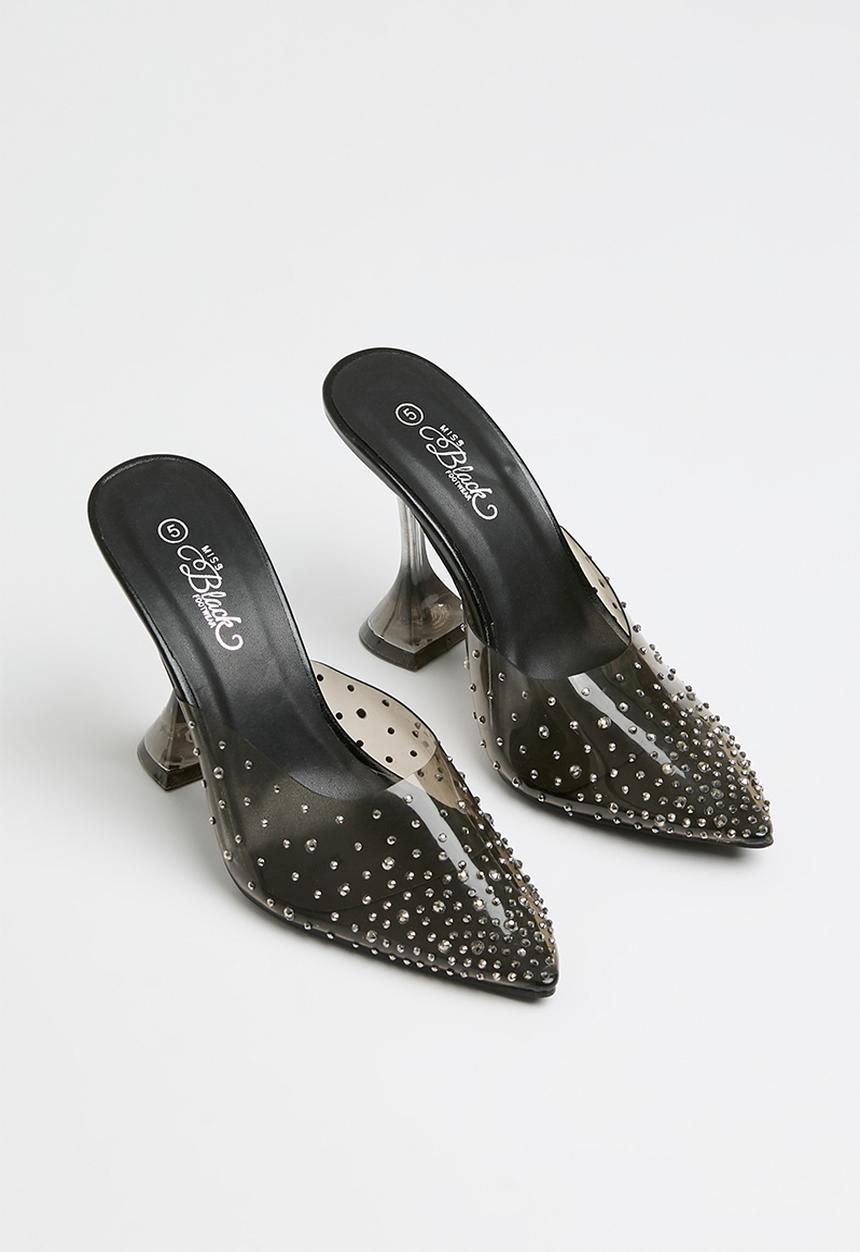 Miss Black - Jewels2 court heel - black