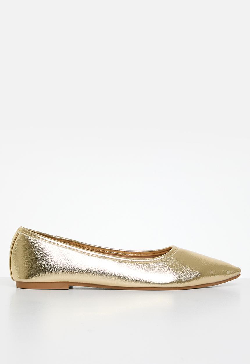 Cotton On - Prima point ballerina - gold textured