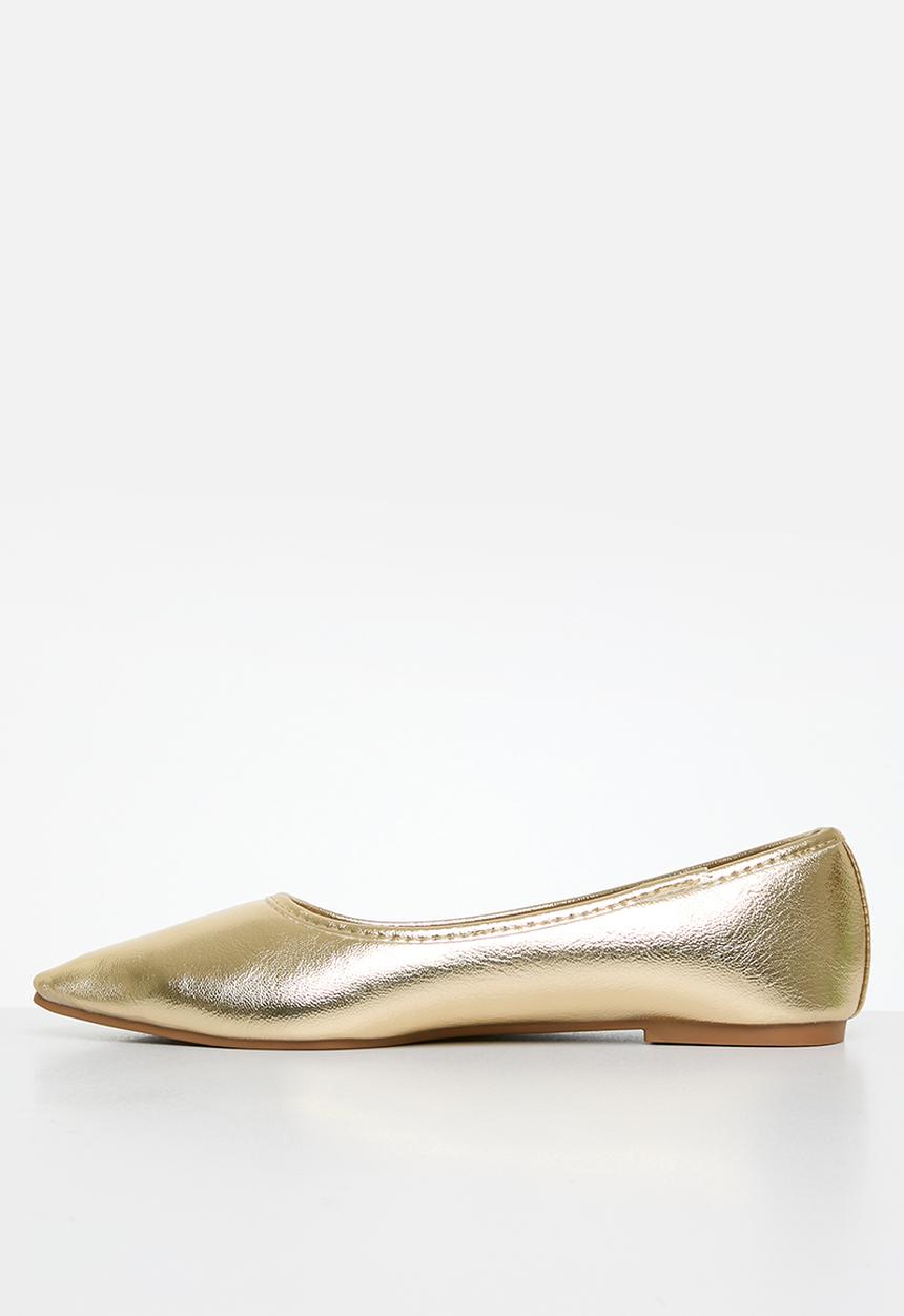 Cotton On - Prima point ballerina - gold textured