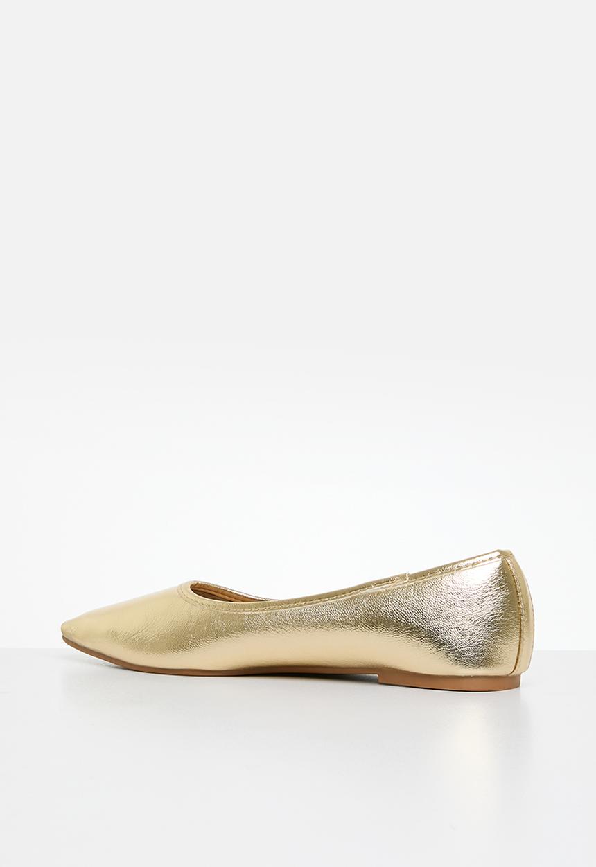Cotton On - Prima point ballerina - gold textured