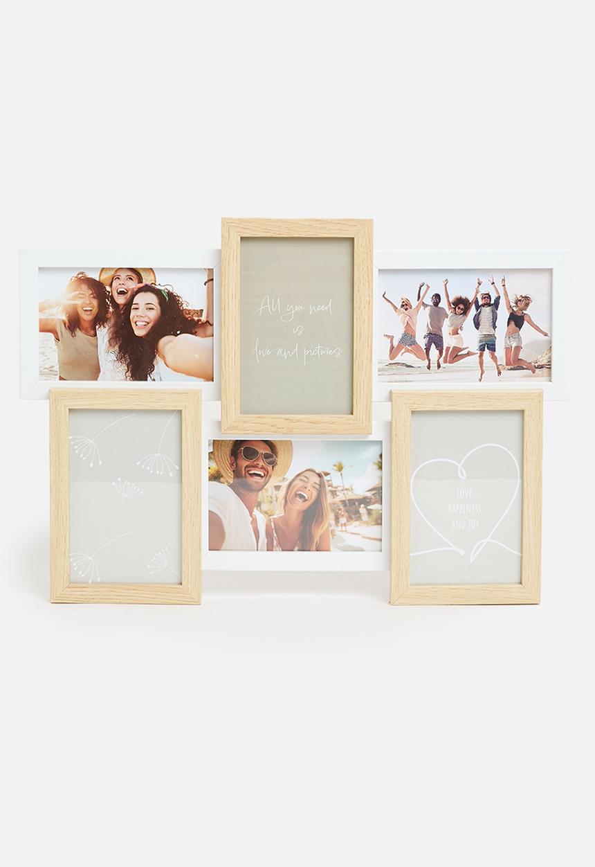 Layered photo framed - natural