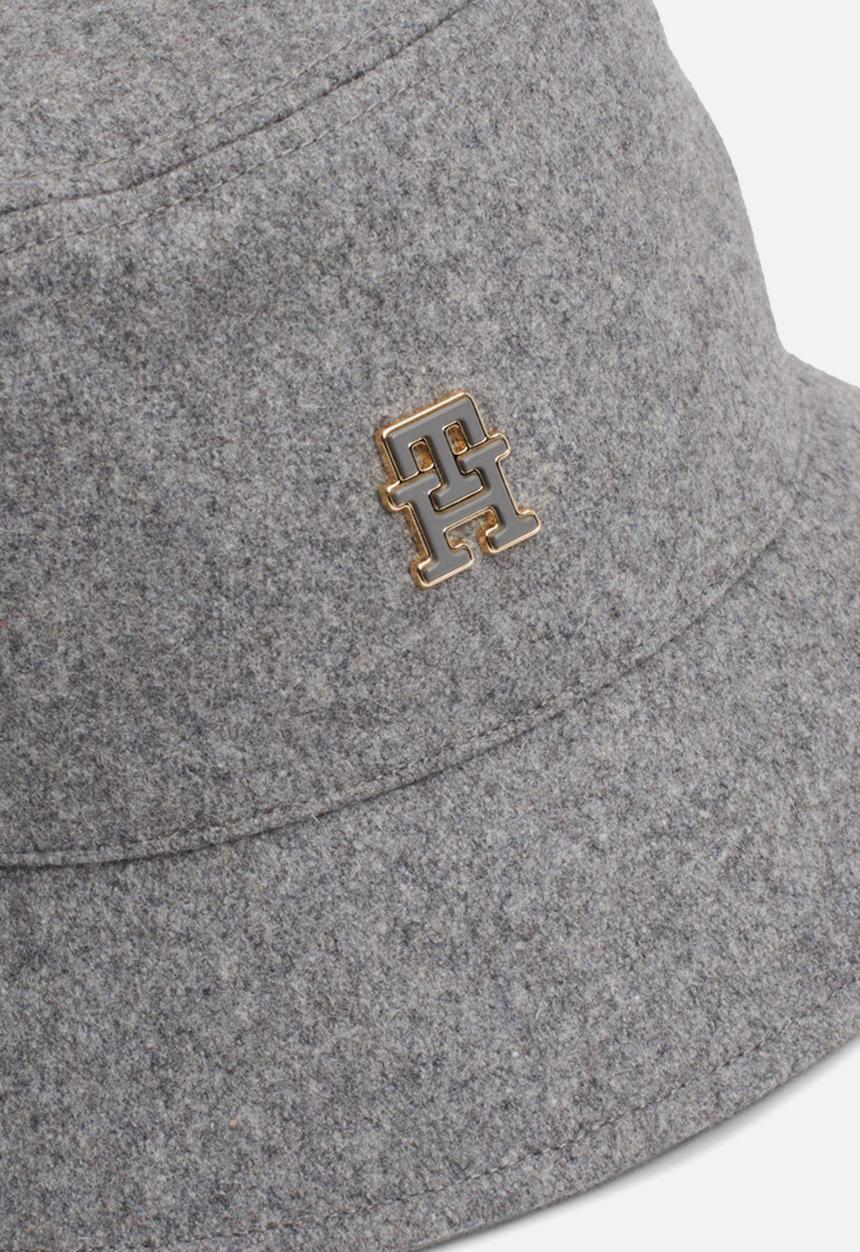 Tommy Hilfiger - monogram bucket hat-grey melange