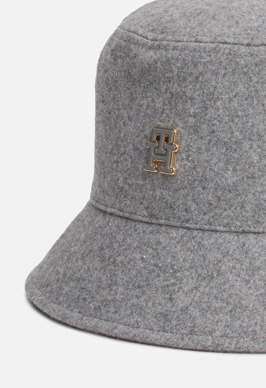 Tommy Hilfiger - monogram bucket hat-grey melange