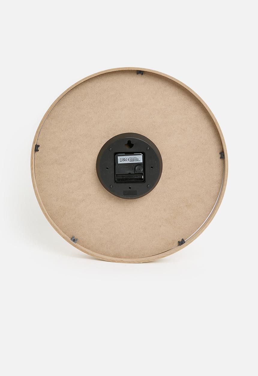 H&S - Mega wall clock - natural