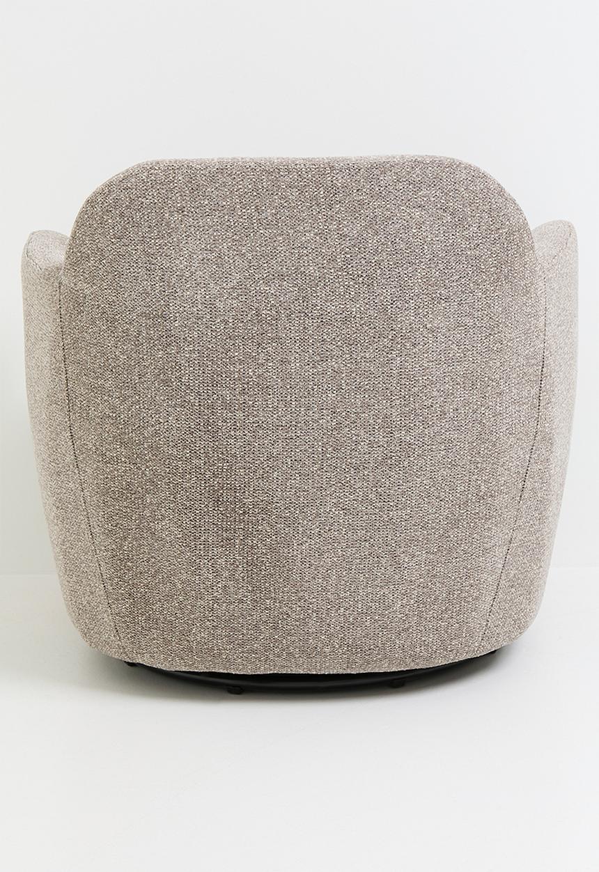 Sixth Floor - Lumia swivel occasional chair - latte