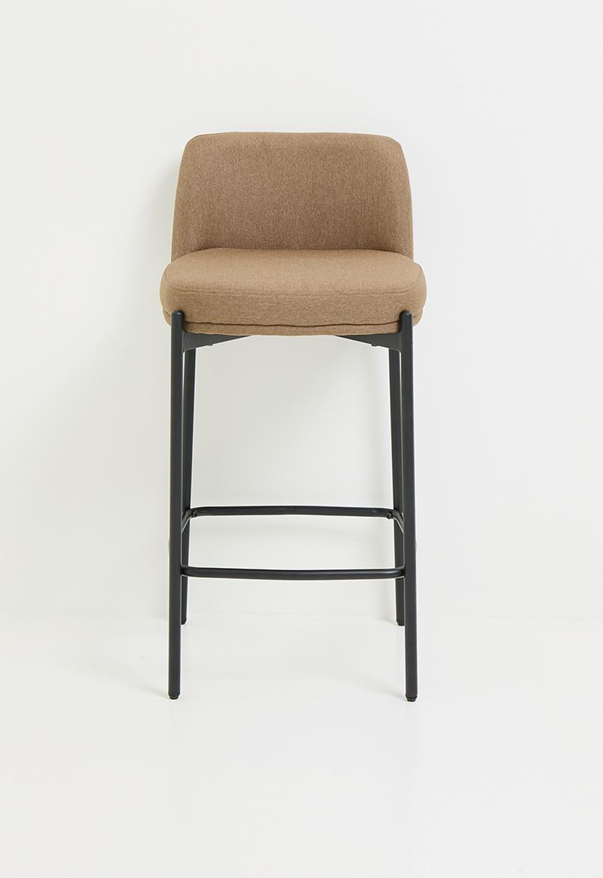 Sixth Floor - Reign woven barstool - toffee