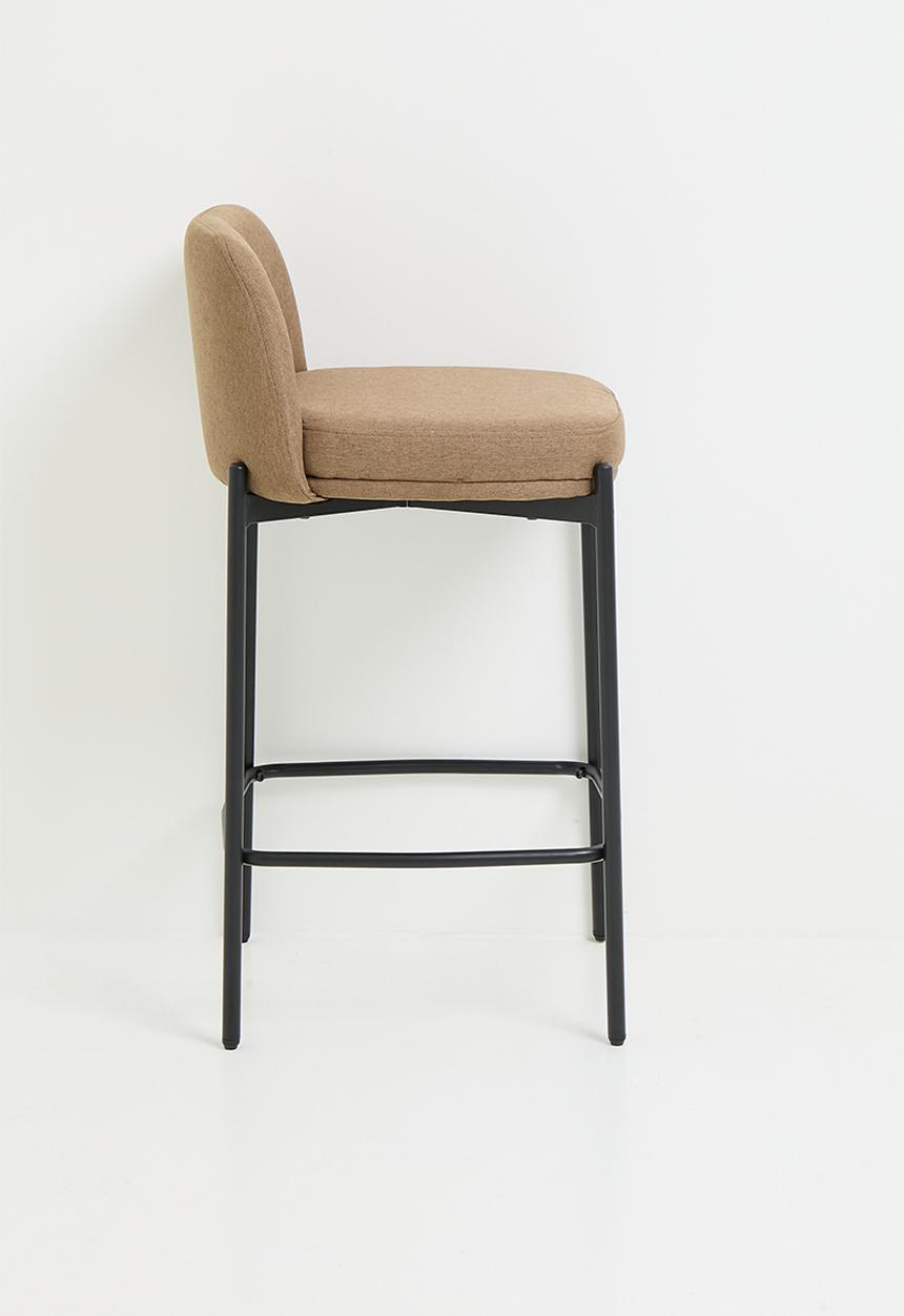 Sixth Floor - Reign woven barstool - toffee