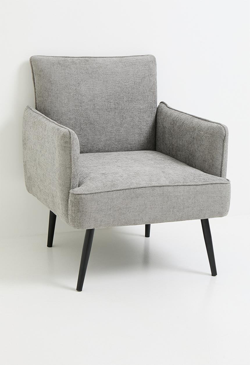 Sixth Floor - Belle occasional armchair-Grey