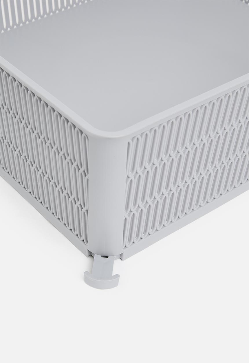 Storage Solutions - Stackable storage basket - grey