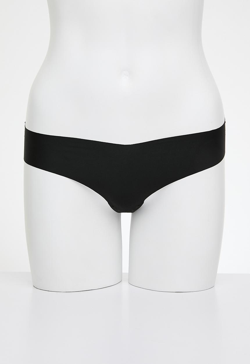 Cotton On - The Invisible G String Brief 4Pack - Black/Frappe/Maple Sugar/Windsurfer