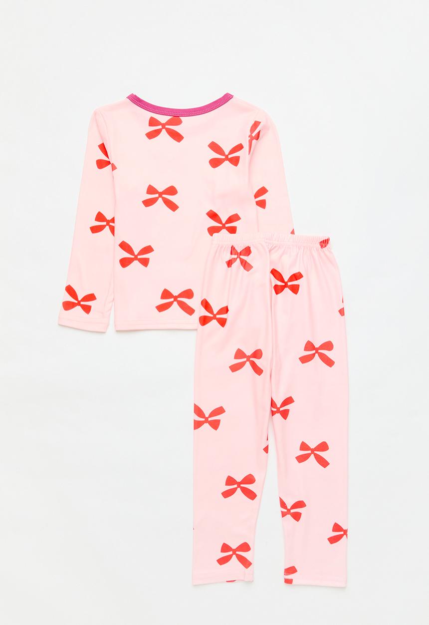 Pop Candy - Ribbon print pj set - pink