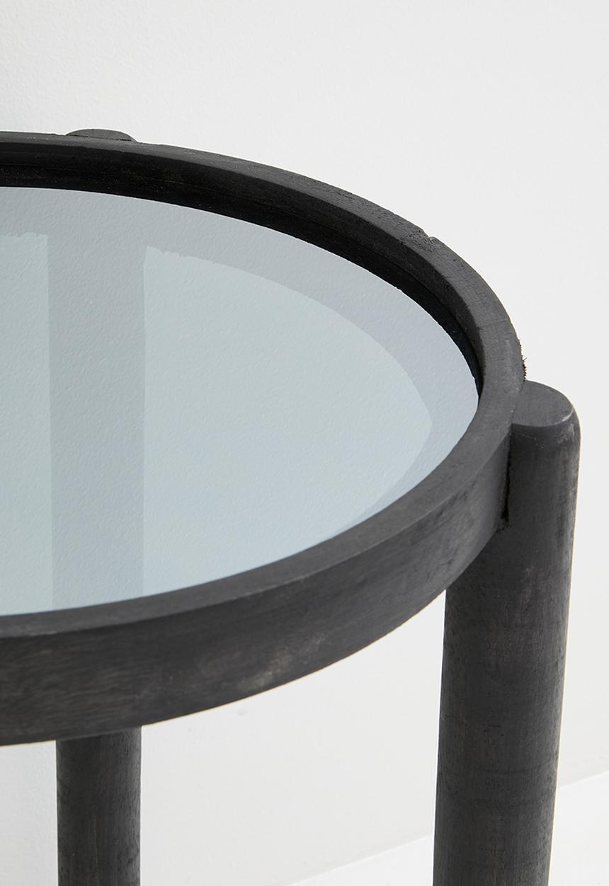 Sixth Floor - Rano wooden side table - smokey