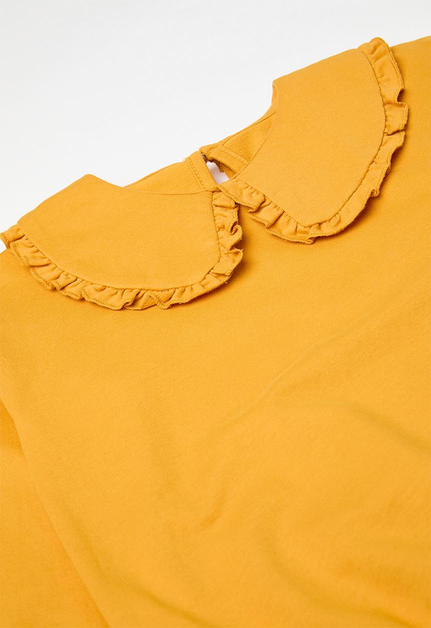 Pop Candy - Sweatshirt & legging set - mustard & pink