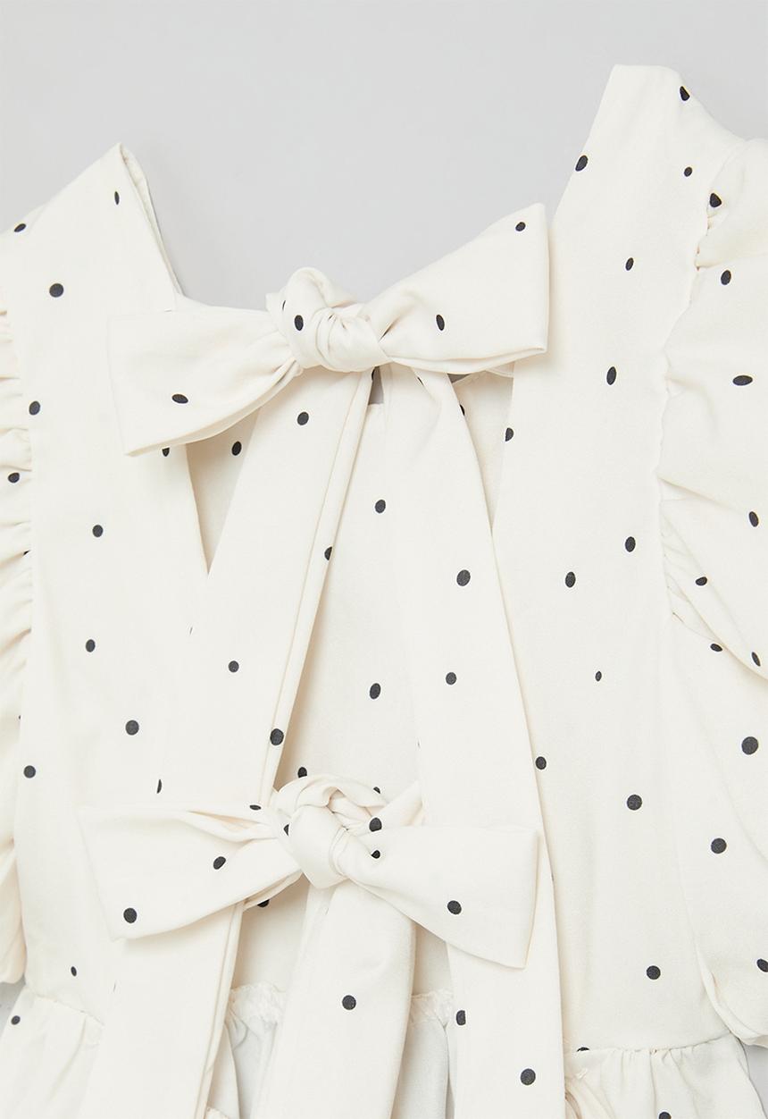 Pop Candy - Polka dot dress - black & white