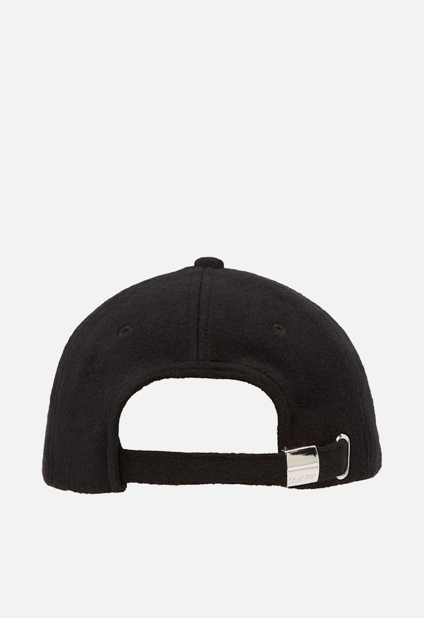 Calvin Klein - Metal lettering wool cap - ck black