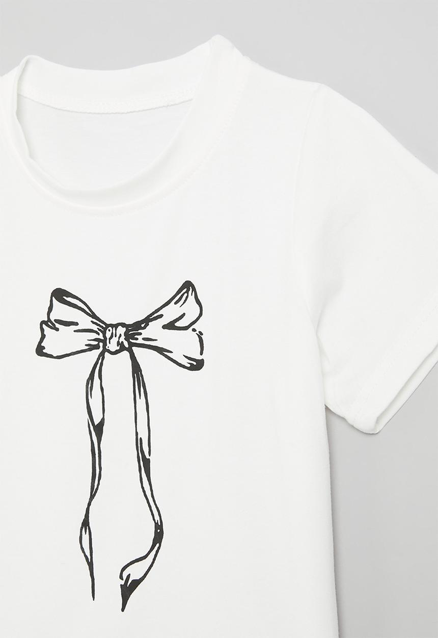 Pop Candy - Printed tee - white