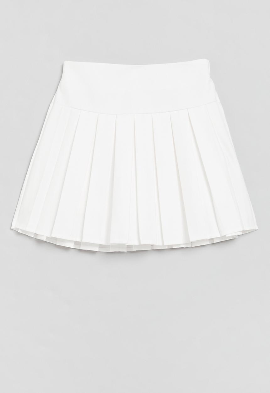 Pop Candy - Pleated skirt - white