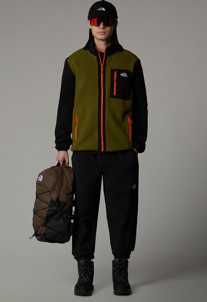 The North Face - YUMIORI FULL ZIP Sweatshirt  - Forest Olive/BlkOrg