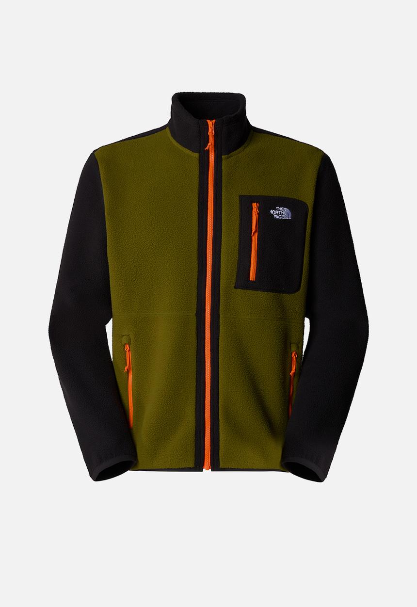 The North Face - YUMIORI FULL ZIP Sweatshirt  - Forest Olive/BlkOrg