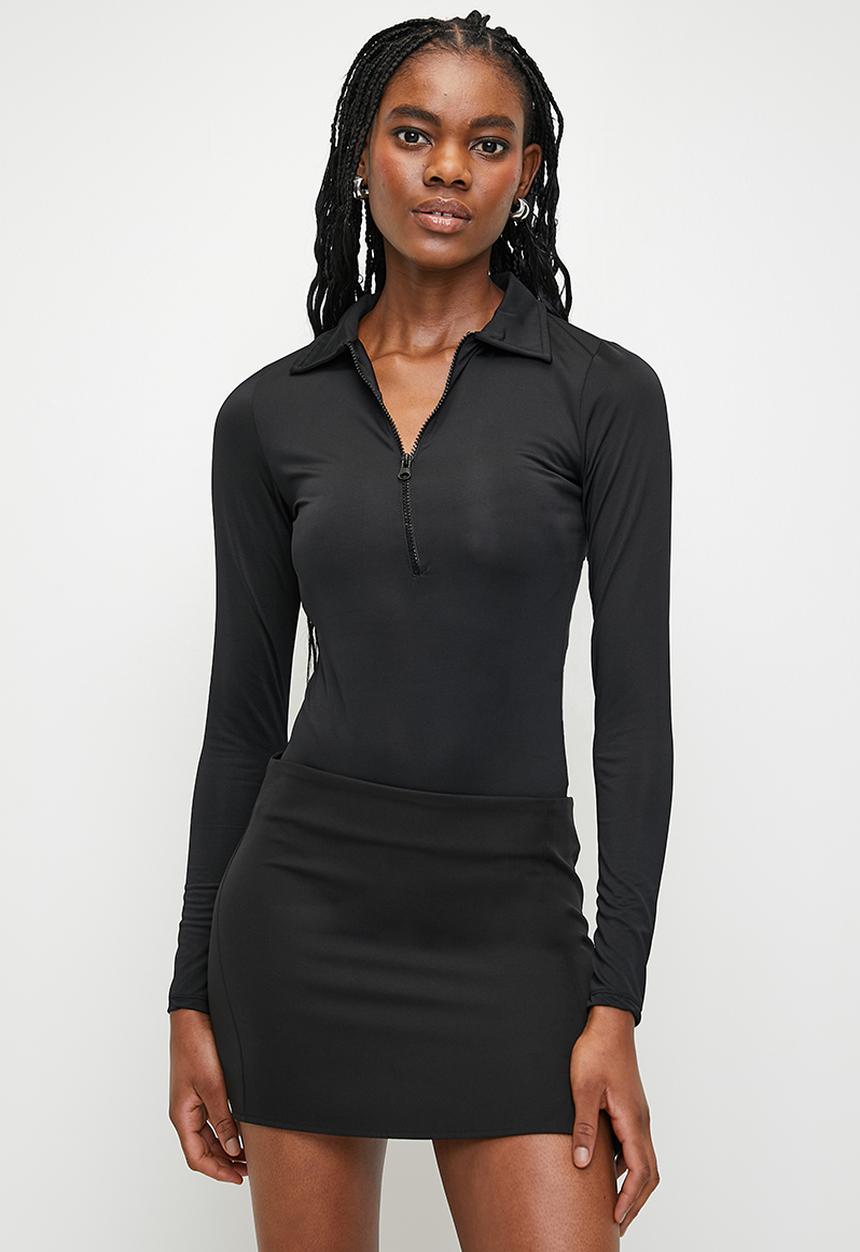 Trendyol - Knitted shirt - black 