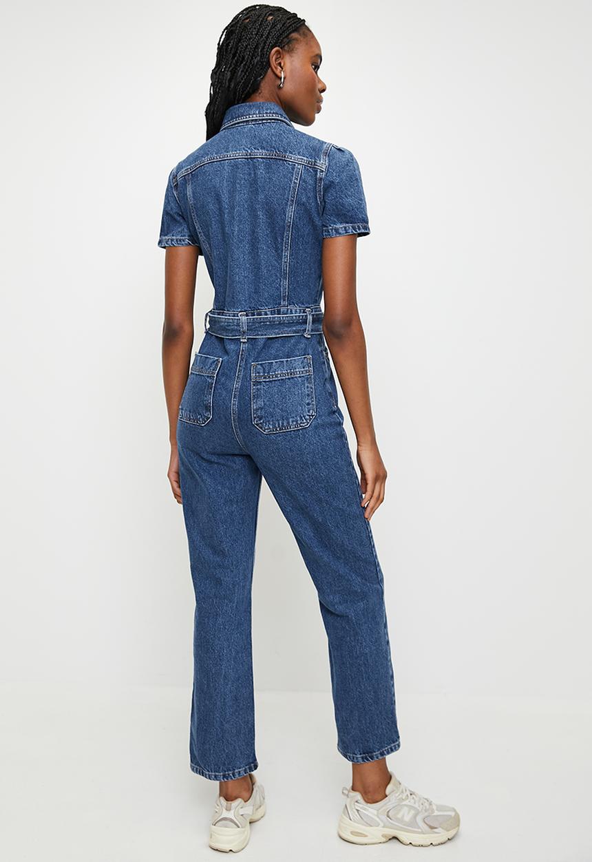 Trendyol - Jewelled denim shirt - blue