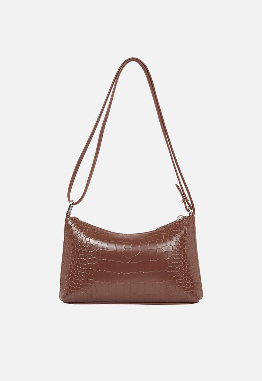 Calvin Klein - Ck must conv crossbody - croco-cioccolate lab croco