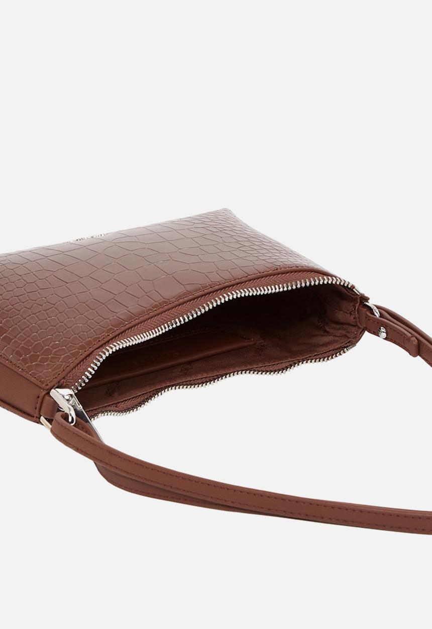 Calvin Klein - Ck must conv crossbody - croco-cioccolate lab croco